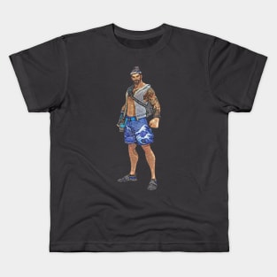 Overwatch Hanzo Wave Skin Kids T-Shirt